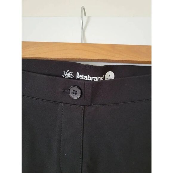 Betabrand Skinny-Leg | Classic Dress Pant Yoga Pants Black S/P - Picture 4 of 8